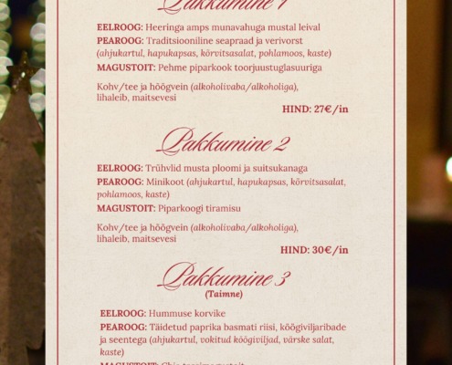 2026 Ruunawere jõulupakkumine